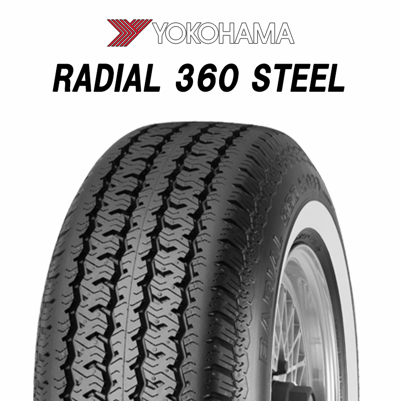 R3032 RADIAL 360 STEEL ホワイトリボン ヨコハマ 215/65R16 の